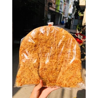 Cơm cháy chà bông 500g cơm cháy đáy nồi loại 1 siêu chà bông Sài Gòn đồ ăn vặt giòn rụm cực ngon