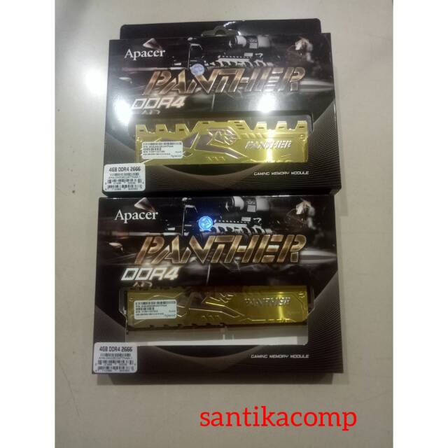 Thẻ Nhớ Panther Ddr4 Apacer Ram 4gb 2666mhz