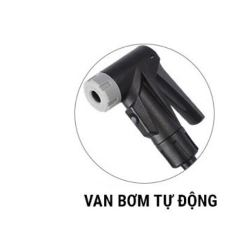 Bơm sàn cao cấp xe đạp GIYO GF43-PE - Van thông minh Made in Taiwan