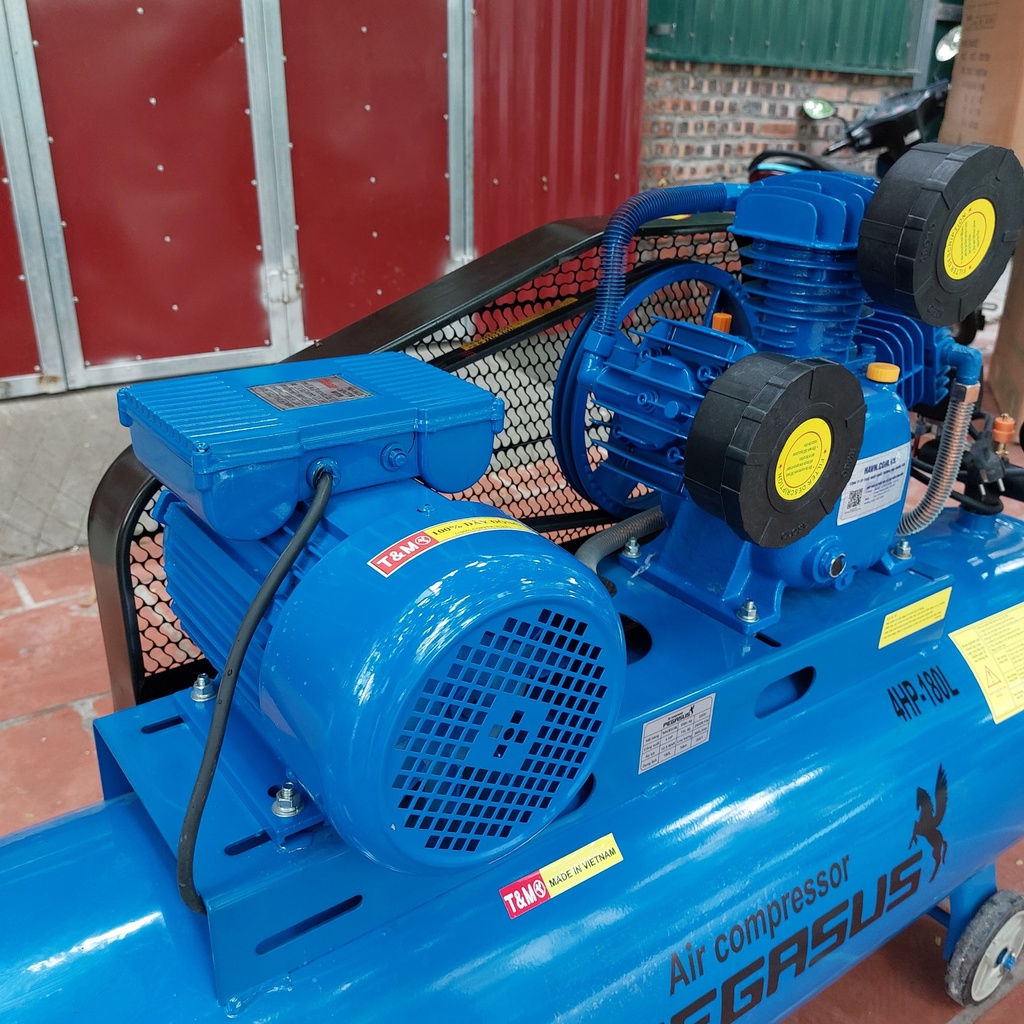 Máy Nén Khí Dây Đai Pegasus 4HP TM-W-0.36/12.5-180L