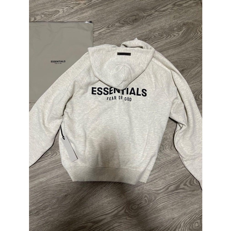 Áo hoodie ESSENTIALS Fear of God ss21 bản Cao Cấp màu Heather Grey mới nhất
