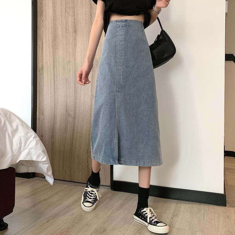 [Mã FADIRECT20 giảm 20K đơn 150K] [SẴN] Váy jean dài Ulzzang Quảng Châu VJD6 | BigBuy360 - bigbuy360.vn