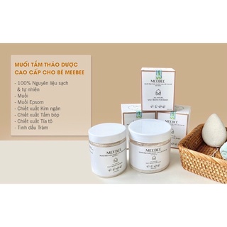 [ Hàng Mới Về ] Muối tắm thảo dược cao cấp Meebee