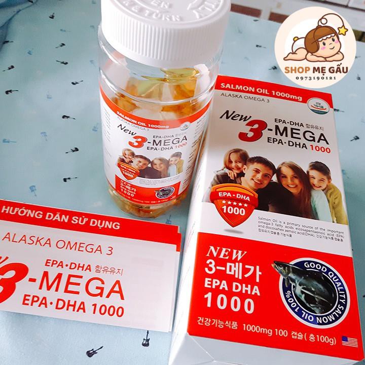 Viên uống bổ mắt New 3 Mega hộp 100 viên | Thế Giới Skin Care