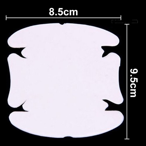 Set 4 phim dán trong suốt cho tay nắm cửa xe hơi