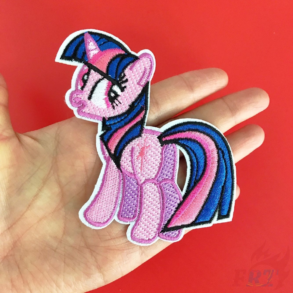 Miếng vá ủi quần áo thêu họa tiết hoạt hình My little pony đáng yêu