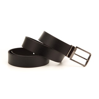 Thắt lưng da bò 1 lớp 4U T17415D (đen - trắng - vàng)