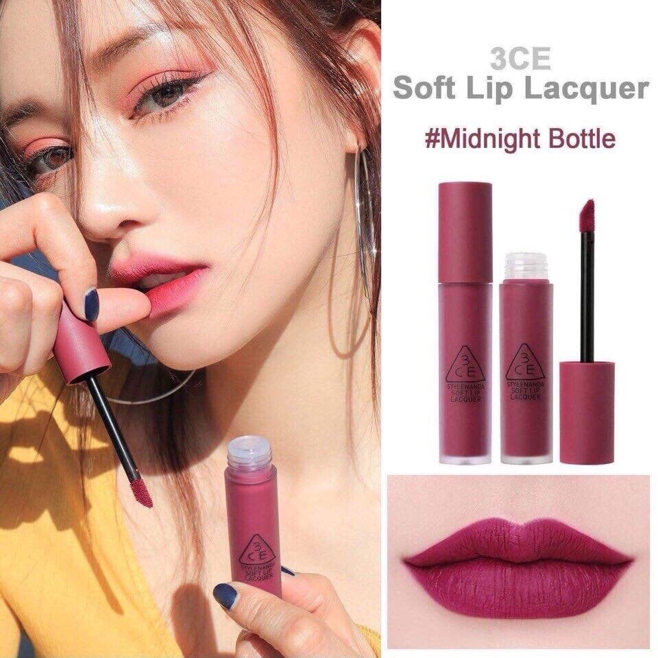 (Auth) Son Kem 3ce Soft Lip Lacquer