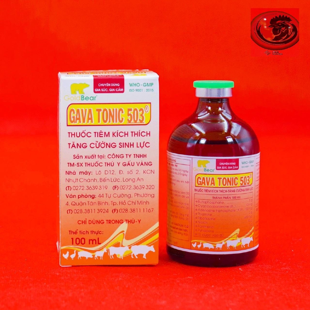 GAVATONIC 503 dinh dưỡng cho gà đá 100ML - Thuốc gà đá A Long