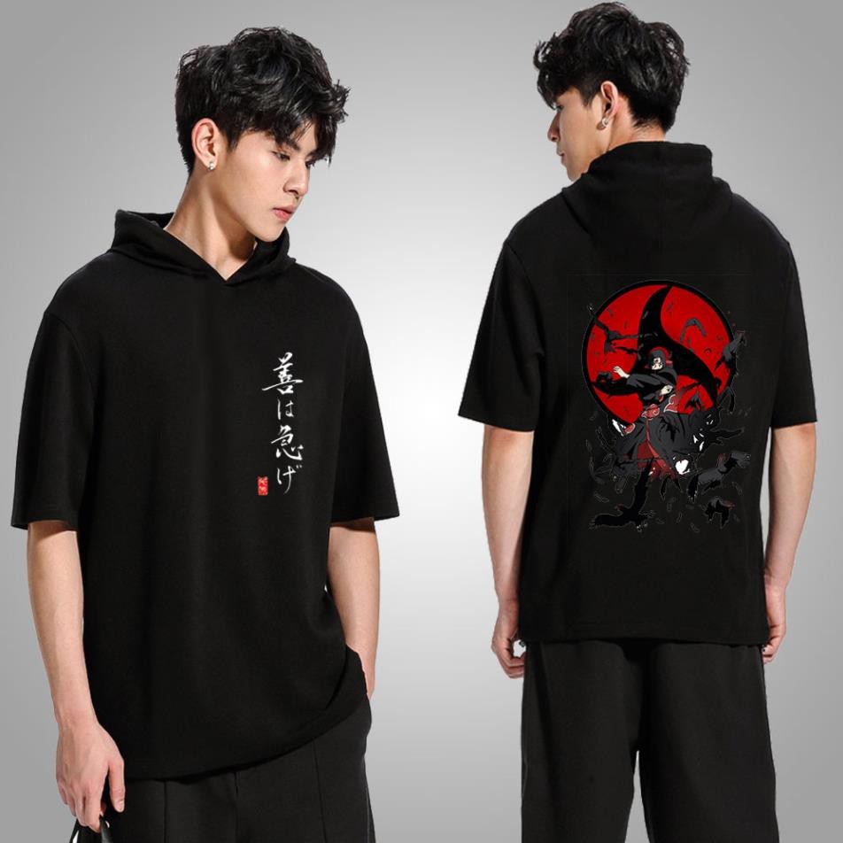 RẺ VÔ ĐỊCH- (SALE) BST áo thun Hoodie tay lửng One Piece - Anime có mũ cực ngầu