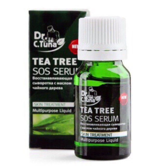 Serum Hỗ Trợ Giảm Mụn Cấp Tốc Dr. C.Tuna Tea Tree Sos Serum (10ml)- 0513578