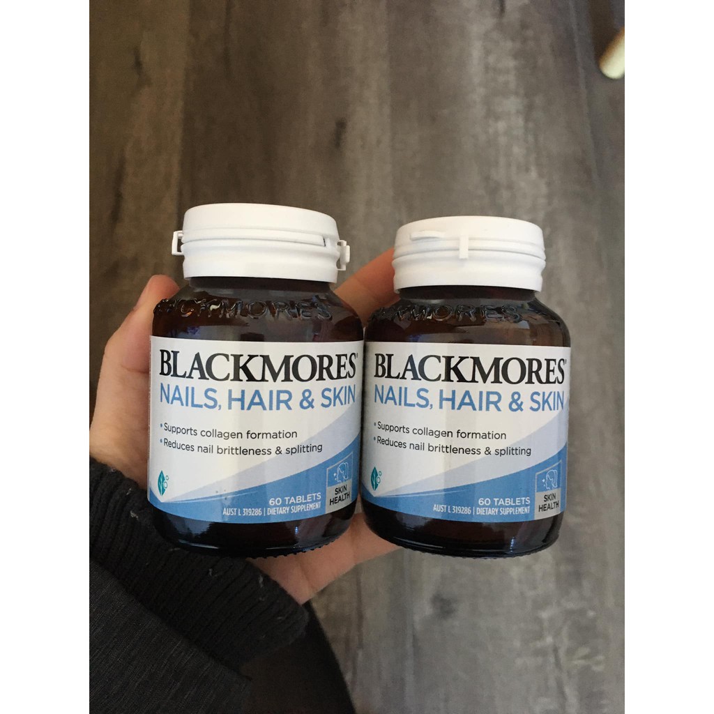 Blackmore Nail, Hair And Skin - 60 Viên Của Úc Mẫu Mới - Da Khỏe Mạnh, Tóc Mềm Mại, Móng Chắc Khỏe