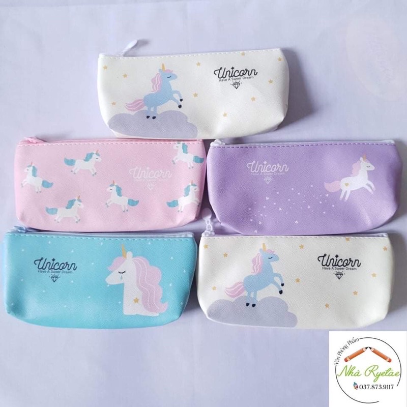 Bóp viết vải Unicorn