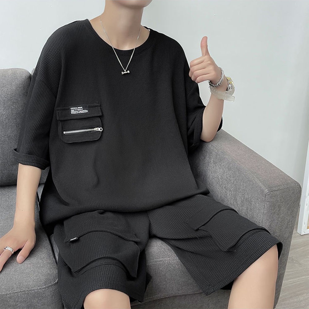 Bộ Đồ Túi Hộp Nam Mùa Hè Form Rộng ZENKODLMEN - SET NAM 001