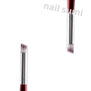 Cọ ombre cán gỗ đầu tròn