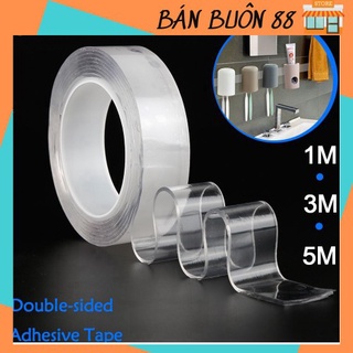 Băng dính hai mặt đa năng trong suốt siêu dính mọi bề mặt loại 1M T2