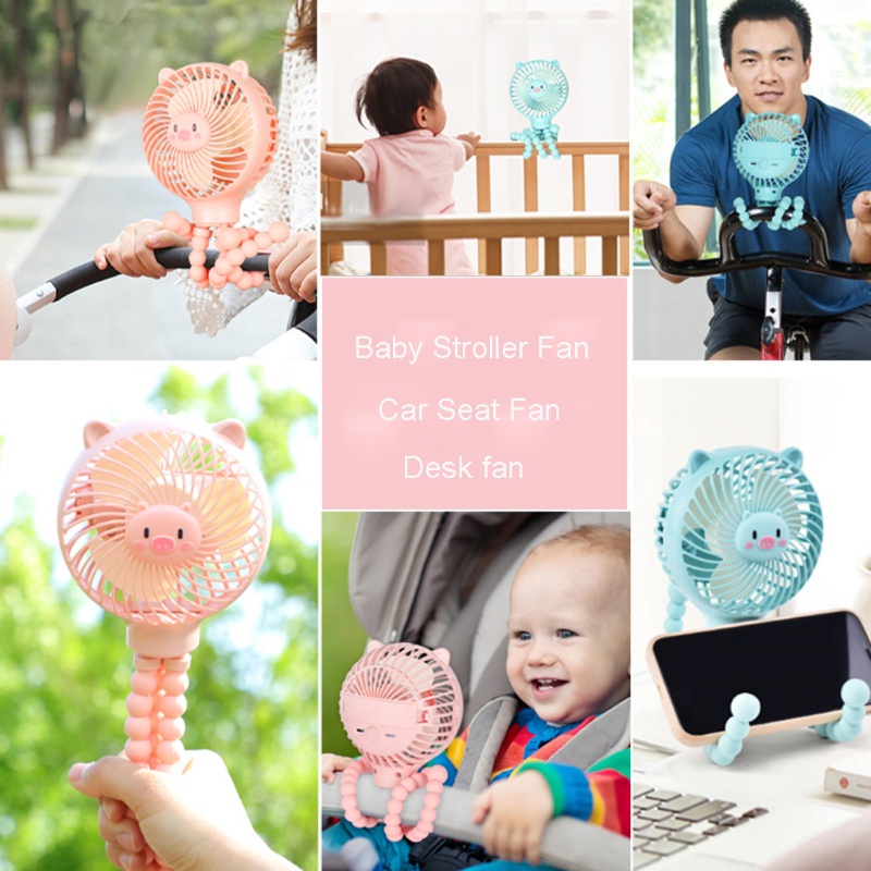 Quạt USB Dạng Kẹp Để Bàn Cá Nhân Yên Tĩnh Cho Nhà Bếp / Phòng Ngủ /