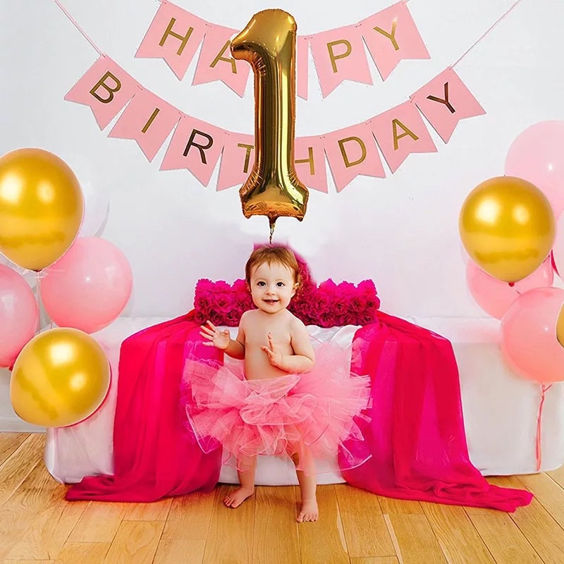 Dây treo Banner HPBD Ánh kim trang trí sinh nhật dài 3M