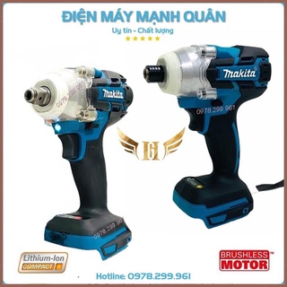 Thân Máy Siết Bulong Ma.kita, Máy Vặn Vít, Bắn Ốc Pin_Động Cơ Không Chổi Than