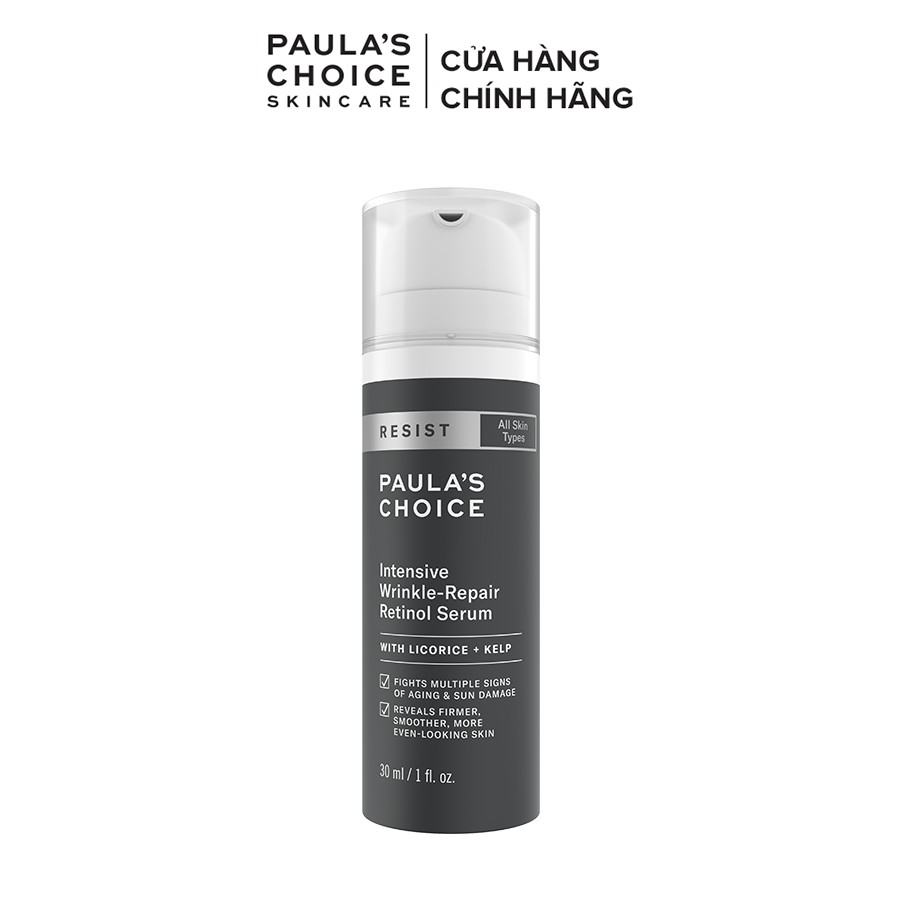 Tinh chất ngăn ngừa lão hóa và làm mờ nếp nhăn Paula's Choice Resist Intensive Wrinkle - Repair Retinol Serum 30ml 7710