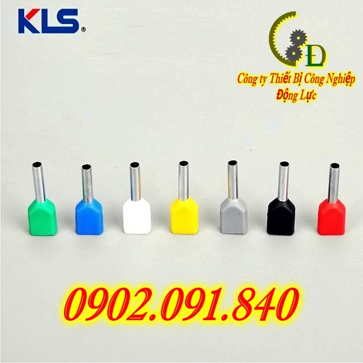 [100cái] Đầu cos pin rỗng đôi TE1508 bấm dây điện 1.5mm, cốt kim rỗng bằng đồng, cosse (cót) nối aptomat (CB)