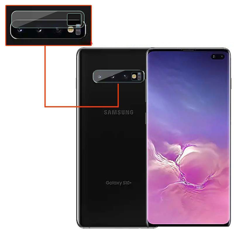 Combo 2 decal vân carbon Samsung S10, S10+ và 2 miếng dán camera
