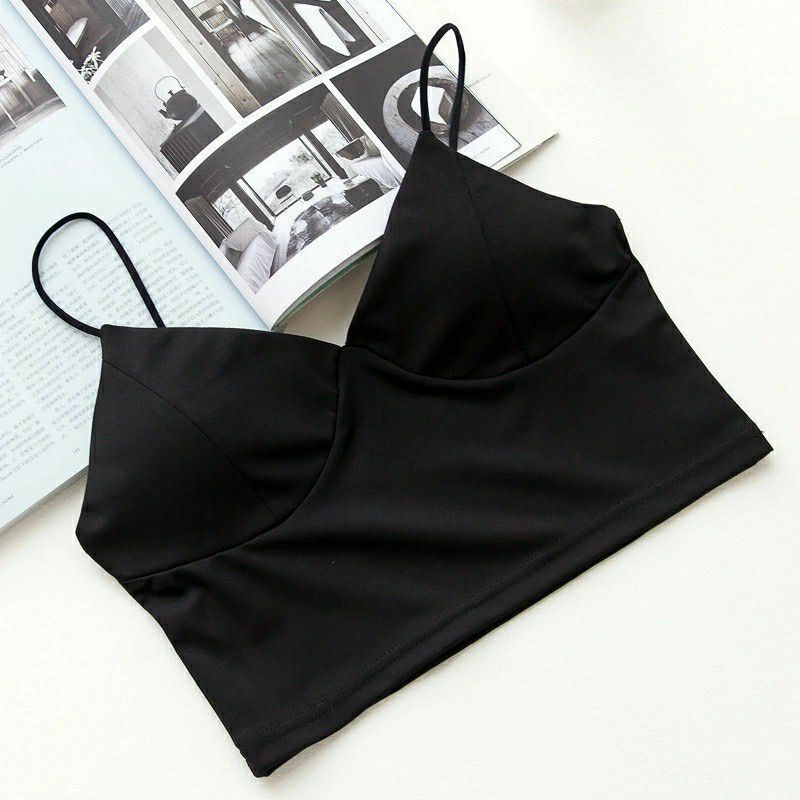 Áo 2 dây có mod ngực vải cát hàn hình thật | BigBuy360 - bigbuy360.vn