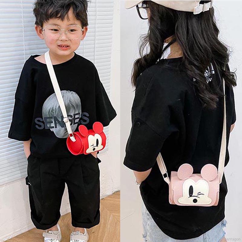 Túi đeo chéo hình chuột Mickey hoạt hình cho bé