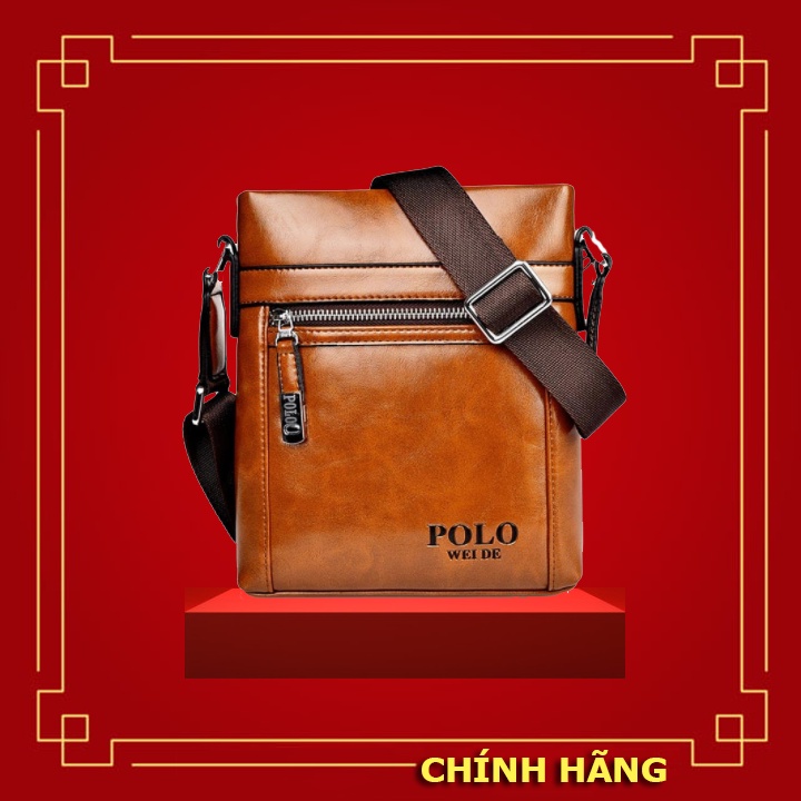 Túi xách nam cao cấp Polo 0611 Ambe