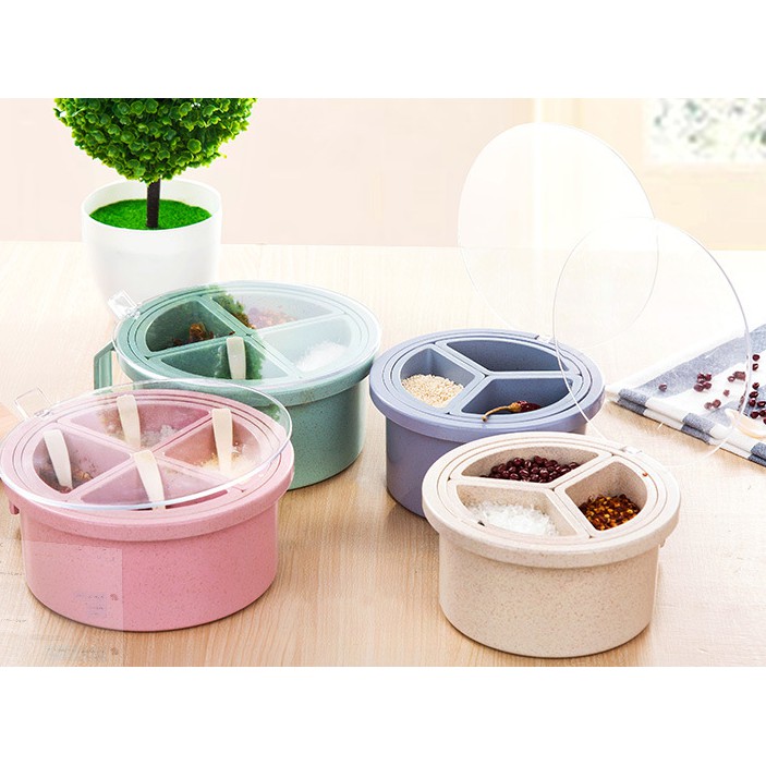 HỘP ĐỰNG GIA VỊ STRAW WHEAT TỪ LÚA MẠCH