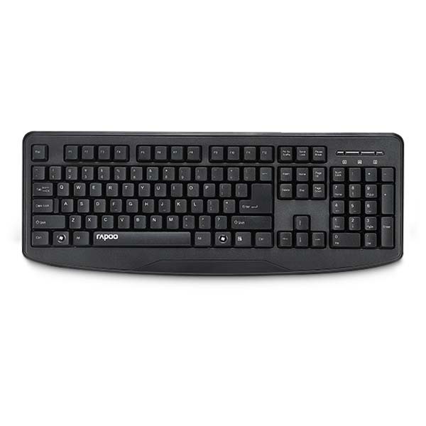 Combo bàn phím & chuột văn phòng Rapoo NK2500 & Rapoo N100 - Hàng chính hãng - Bảo hành 24 tháng