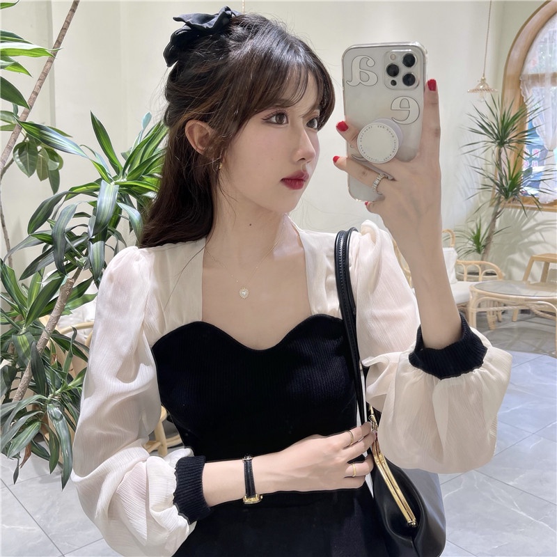 NRVP Áo Sweater Dài Tay Phong Cách Hàn Quốc Sành Điệu Dành Cho Nữ