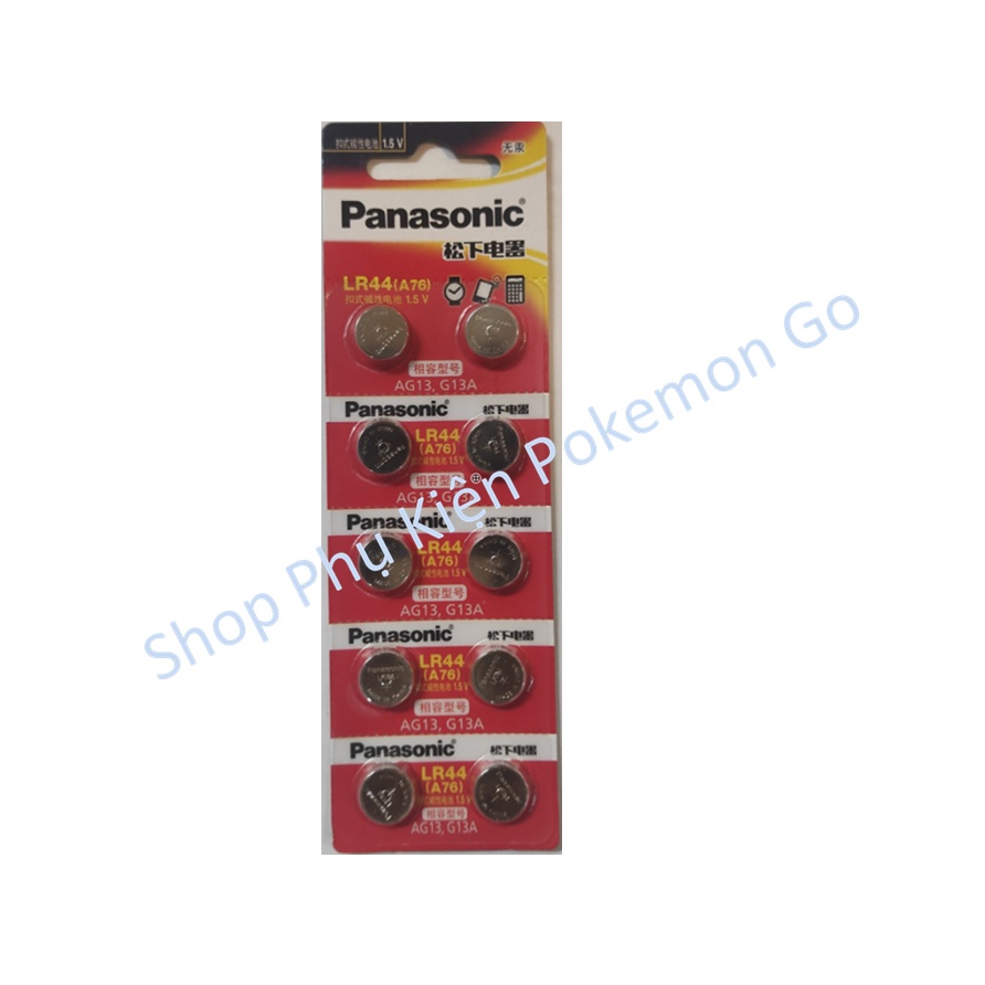 Pin Panasonic LR44 AG13 / LR43 AG12 / LR41 AG3 / LR1130 AG10