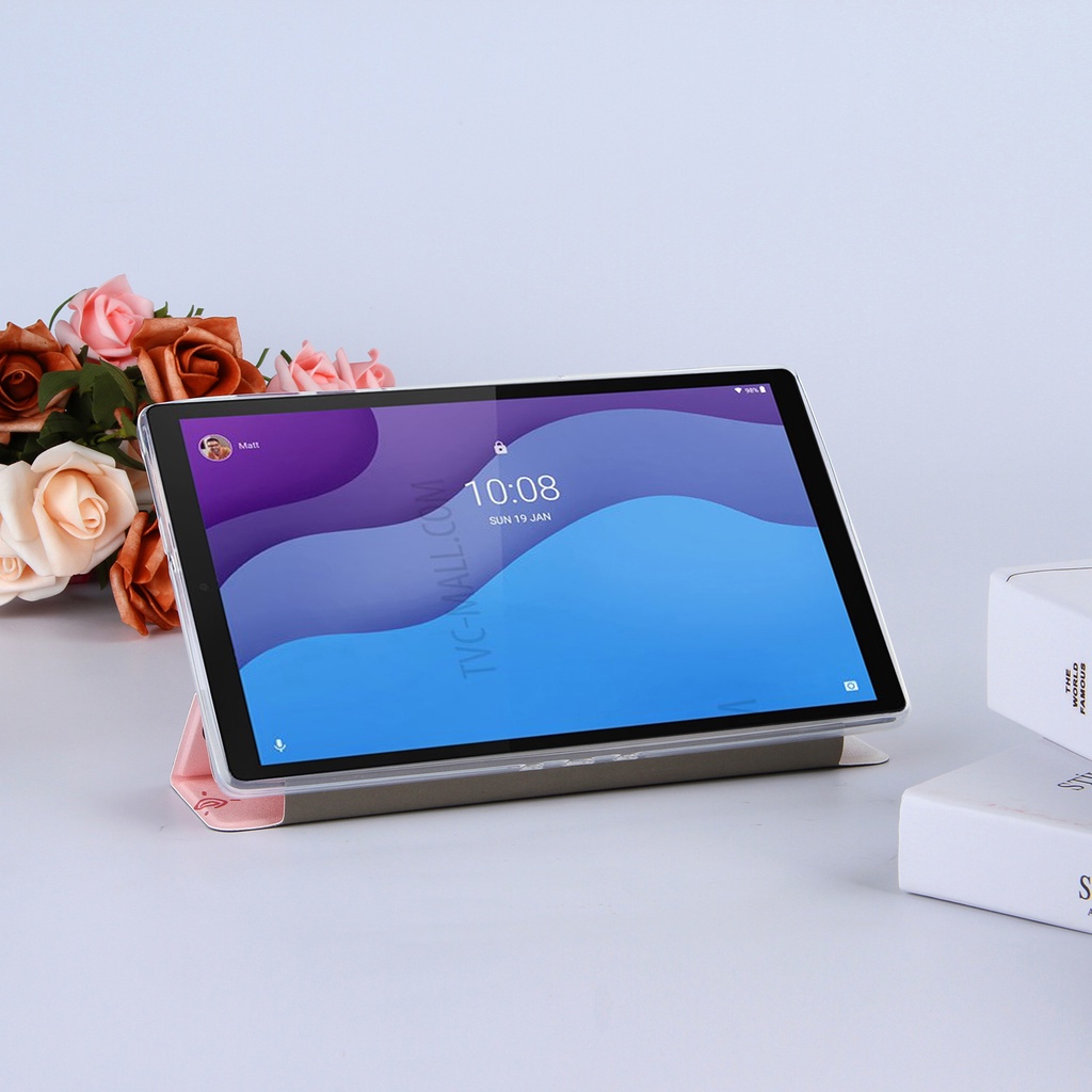 Ốp lưng chất liệu da PU cho Lenovo Tab M10 HD Gen 2 TB-X306F M10 TB- X605F X505