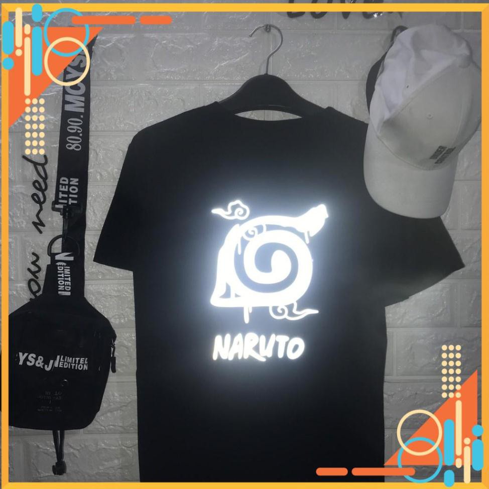 Áo Naruto Phản quang , áo thun uzumaki naruto , uchiha sasuke , haruno sakura in theo yêu cầu
