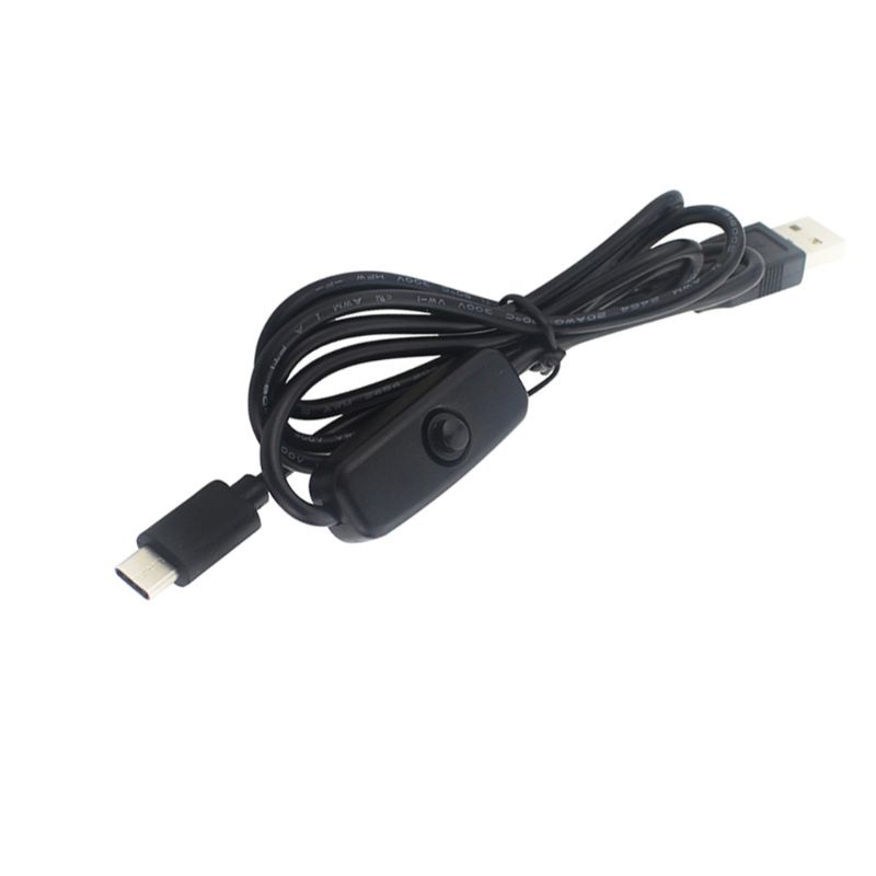 Dây Cáp Nối Dài USB Có Công Tắc ON / Off 59inch Chuyển Đổi Từ Đầu Cắm Sang Đầu Cắm Type C