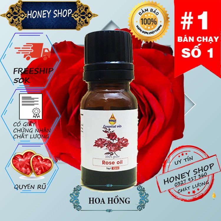 [FREESHIP] Tinh Dầu Thiên Nhiên Nguyên Chất Lọ 10ml - Tinh dầu thơm phòng đuổi muỗi hiệu quả