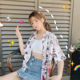 [Lisa]Women Fashion Retro Blouse