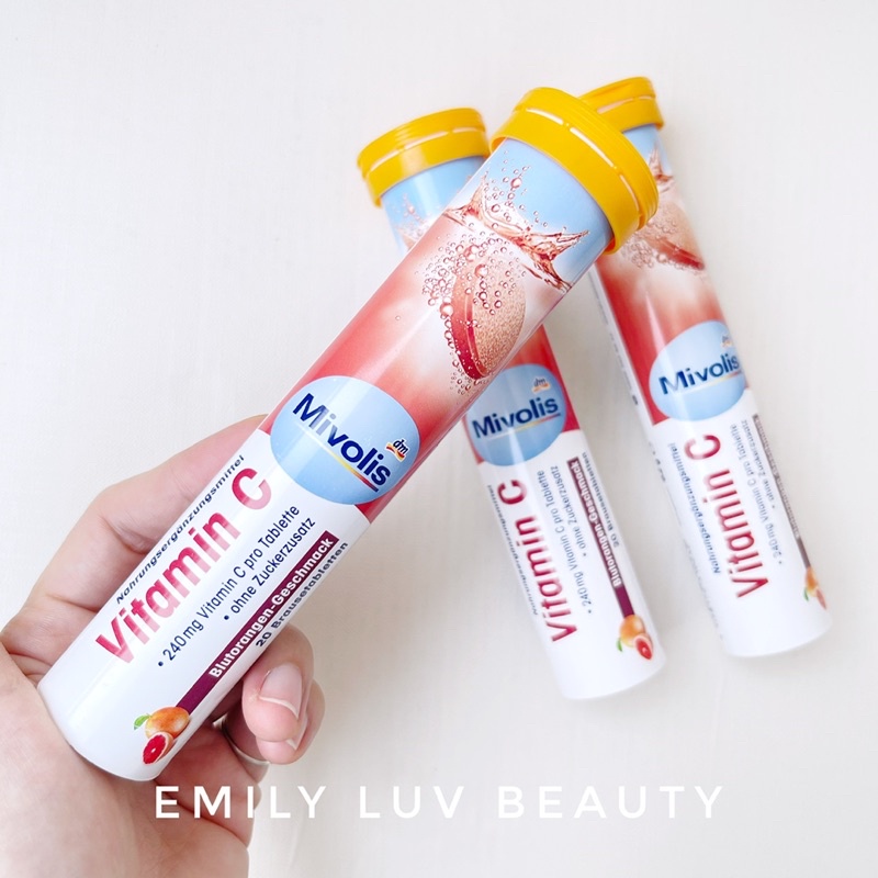 Viên sủi Mivolis ống 20 viên