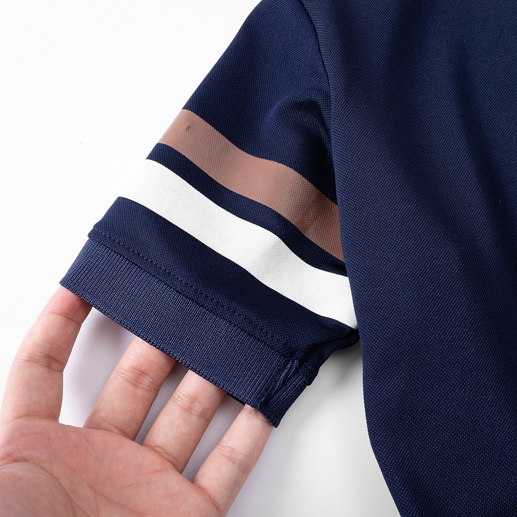 Áo Polo nam cổ bẻ cộc tay cao cấp, vải Cotton lịch lãm, thoáng mát