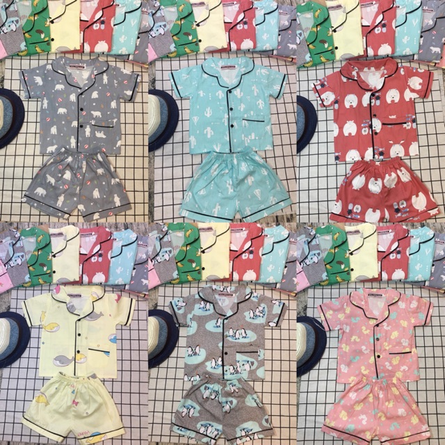 Bộ pyjama yukata cho bé