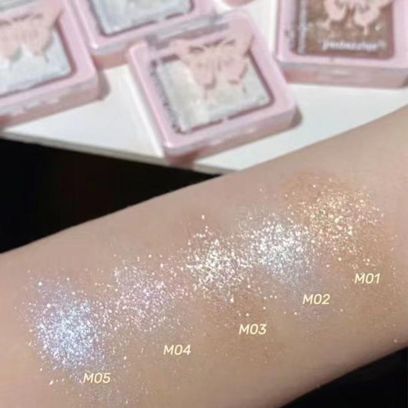 Bảng Phấn Mắt 9 Màu Kim Tuyến Lấp Lánh Lâu Trôi Chống Thấm Nước