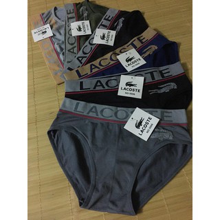 3 quần lót chéo in hình cá xấu lacoste 01
