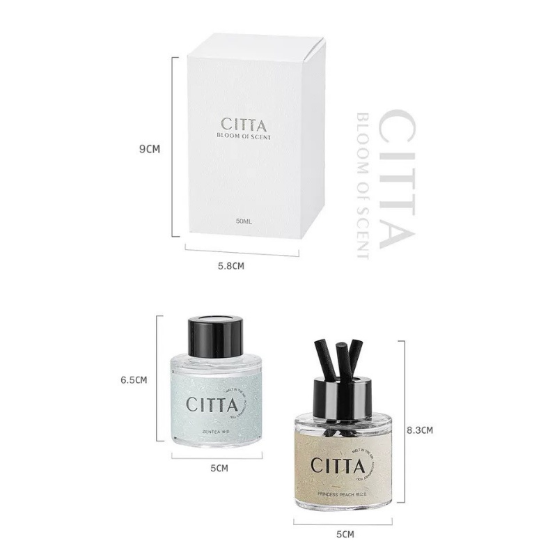 [CITTA]Tinh Dầu Nước Hoa Ô Tô Que Gỗ Tự Nhiên CITTA-CT0133 Khuếch Tán Tạo Hương Thơm Cho Xe Hơi Khử Mùi trên xe