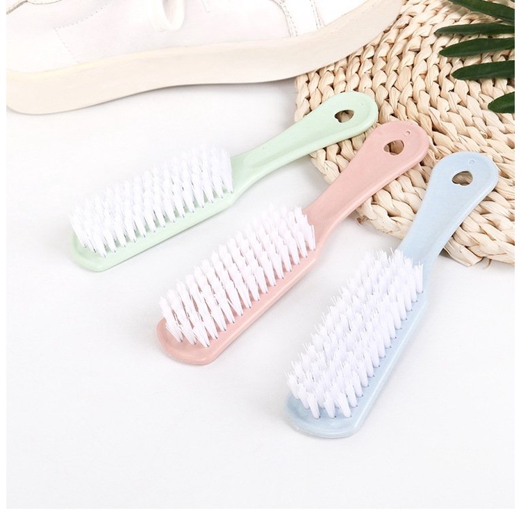 Bàn Chải Chà Giày, Giặt Quần Áo, Cọ Giặt Giày Dép Cán Dài Tiện Lợi Siêu Sạch