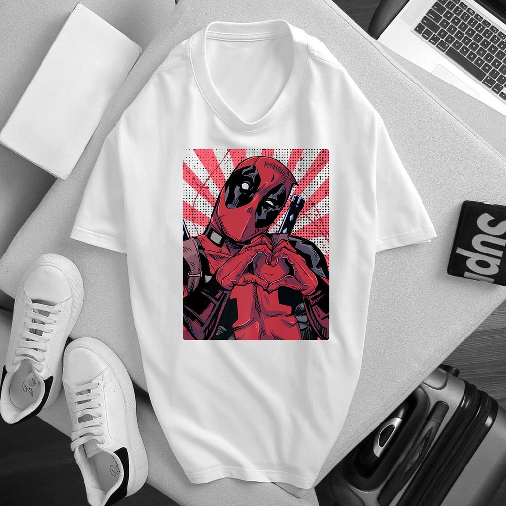 ÁO THUN NỮ UNISEX MARVEL DEADPOOL IN HÌNH CÓ 1 KHÔNG 2 GIÁ RẺ CỰC SHOCK CÓ SIZE TRẺ EM - 44