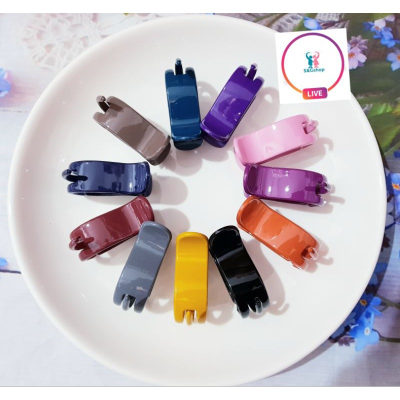 Kẹp gấp tóc, kẹp càng cua 3 răng bóng cao cấp khó gãy