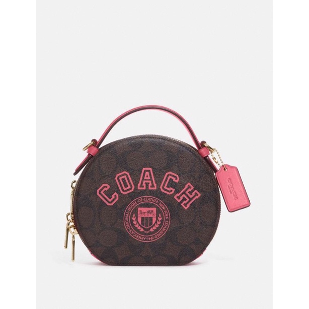 Túi Coach dáng tròn có quai xách cực xinh