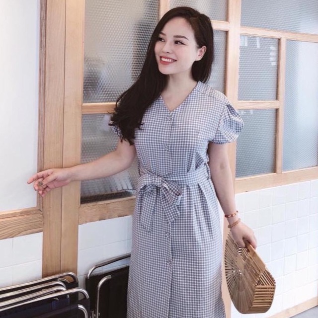 Đầm suông 3 màu nơ MH