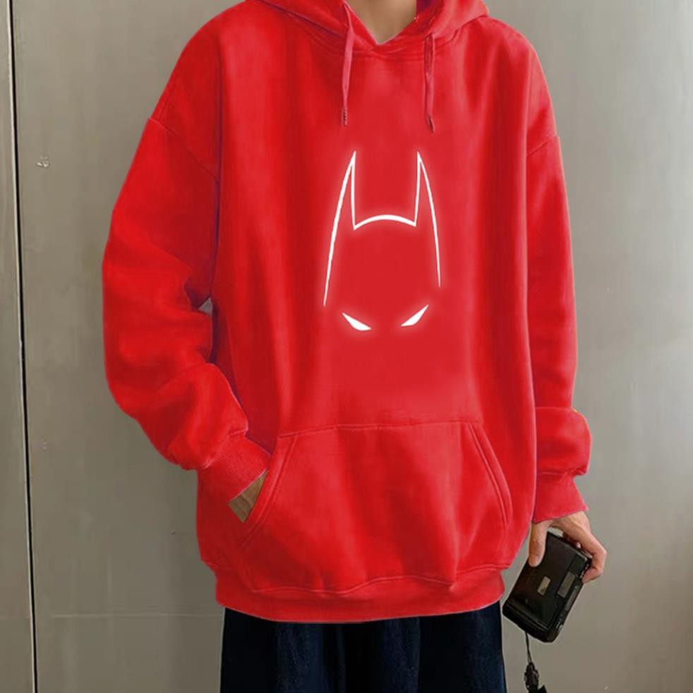 Aó khoác nỉ Hoodie phản quang Bat Man, Áo khoác nỉ nam nữ họa tiết ngực cá tính - PQ04KN | BigBuy360 - bigbuy360.vn